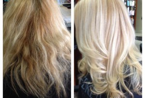 kapsalon-eindhoven-Olaplex-behandeling-blond-voor-en-na-600x403